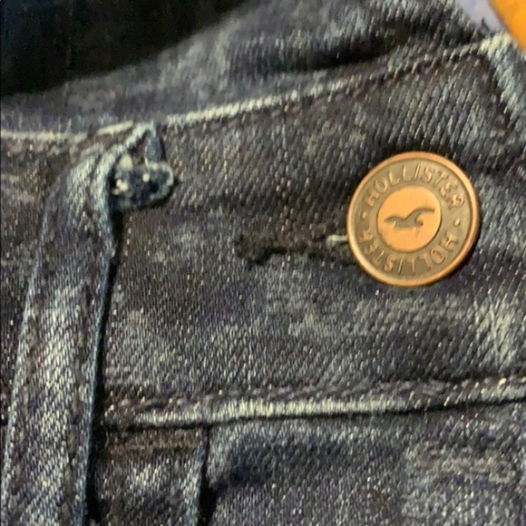 Hollister Aztec print denim overalls size small - Picture 6 of 9